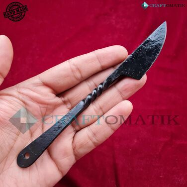 Набір столових приборів ручної роботи в середньовічному стилі 3 предмети (ніж, виделка, ложка) зі шкіряним чохлом Подарунковий набір для кухні, кемпінгу та барбекю HFTC0