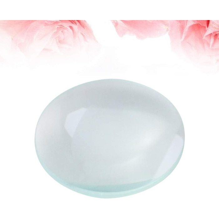 Подвійні опуклі лінзи UKCOCO Подвійні опуклі лінзи Подвійні опуклі дзеркала Один бульбашковий скляний ефект egfect дзеркальна плівка Телескоп Опукла лінза 50 мм опуклий скляний купол Комплект збільшувального скла Френеля студент