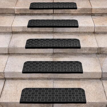 Набір з 5 гумових килимків для сходів протиковзкий килимок для сходів килим для сходів килимок для сходів килим для приміщень відк