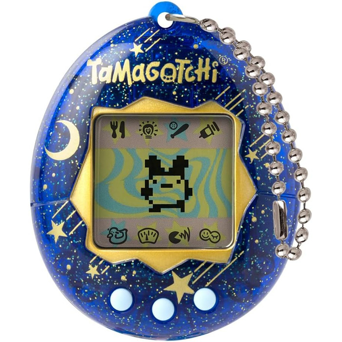 Тамагочі - Tamagotchi Original - Starry Night - Електронна віртуальна тварина з кольоровим дисплеєм, 3 кнопками та іграми - Інтера