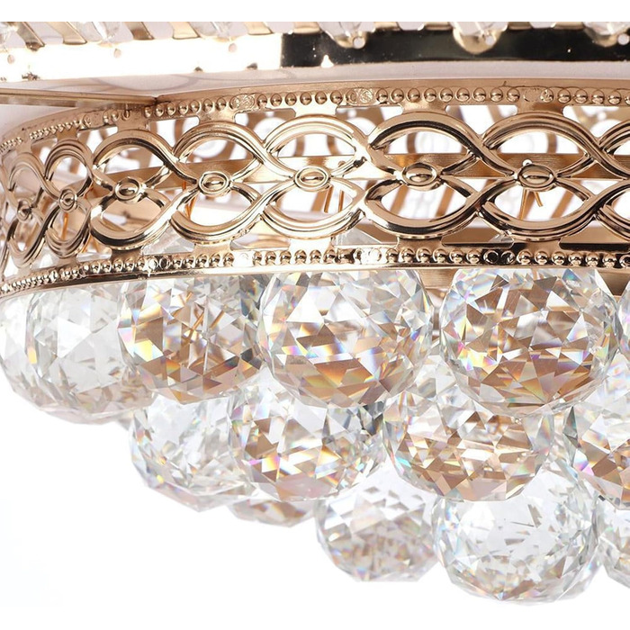 Безшумна лампа для вентилятора Сучасні кришталеві стельові вентилятори з підсвічуванням 3 кольори 6 швидкостей з пультом дистанцій