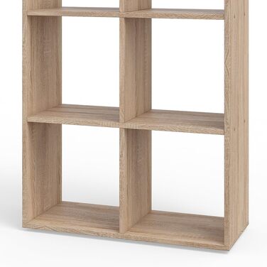 Квадратна перегородка для кімнати Vicco, книжкова шафа, Sonoma, 72 x 107,8 см Sonoma 72x107,8x29 см