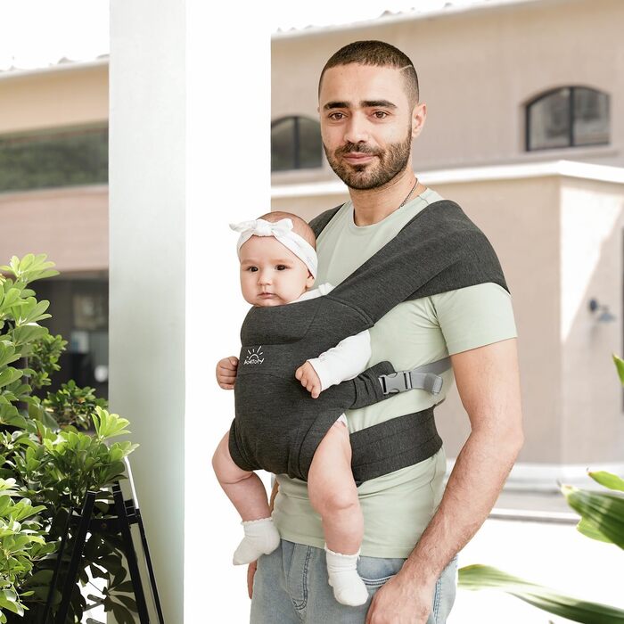 Люлька для новонароджених від народження, зручне сидіння MOMTORY для дитини (3-12 кг), ергономічний слінг від новонародженого до м