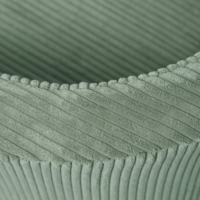 Дитяче крісло MISIOO від 1 року - Преміальне дитяче крісло, стійке та м&39яке, з ергономічною м&39якою підкладкою, 40x53x36 см - Дитяче крісло від 1 року, зелений вельвет