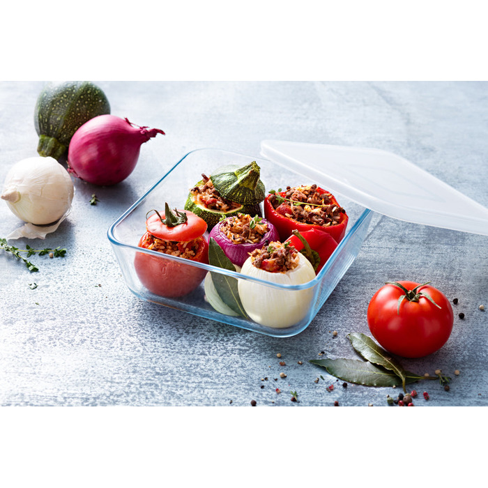 Форма з кришкою Pyrex Cook&Freez, 15х15 см (6797404)