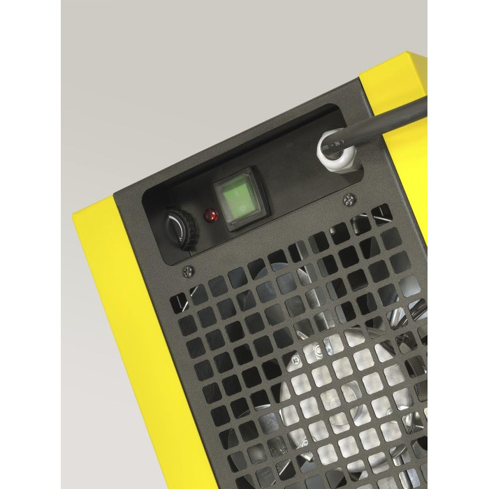 Електричний обігрівач TROTEC TEH 30 T, будівельний обігрівач потужністю 3,3 кВт та міцним захисним покриттям