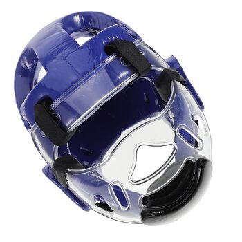 Регульований легкий шолом для тхеквондо з захистом голови та дихаючою маскою для спарингу, карате, тренування з бойових мистецтв