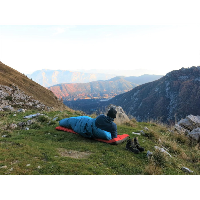 Спальний мішок Aven Peak 230 см - Високопродуктивний матусин спальний мішок - з&39єднується - теплий - для температур до -32 градусів - синій - спальний мішок для партнерів - для кемпінгу - зимовий спальний мішок на блискавці (будь-який дизайн)