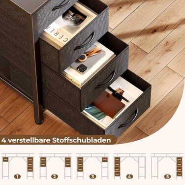 Г-подібний комп&39ютерний стіл на сім столів з 4 шухлядами та полицями, ігровий стіл зі світлодіодним освітленням та розетками, ігровий стіл з підставкою для монітора для домашнього офісу, спальні, вітальні (чорний, 120 см) Чорний 120 см