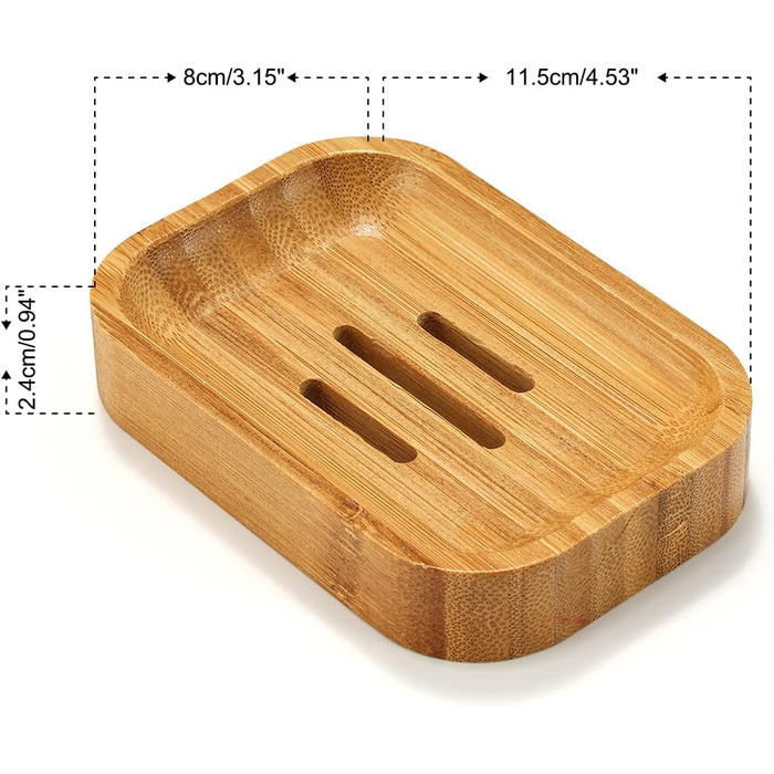Пакетний бамбуковий тримач для мильниці з натурального дерева для ванної кімнати кухонні губки аксесуари для зберігання, 2-