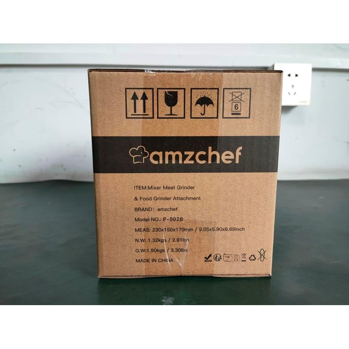 Аксесуари для м'ясорубки AMZCHEF для повільної соковижималки ZM1501 & GM3001 - ZM1501 Аксесуари - GM3001 Аксесуари - Без машини, в комплекті лише аксесуари - 3 леза, 4 ріжучі диски, 3 куточки для начинки ковбаси