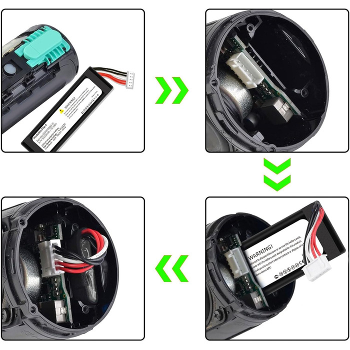 МАг Акумулятор для JBL Flip 4, змінний акумулятор високої ємності, сумісний з JBL Flip 4, акумулятор для Bluetooth-колонки Flip 4 Special Edition, артикул GSP872693 01, 5800