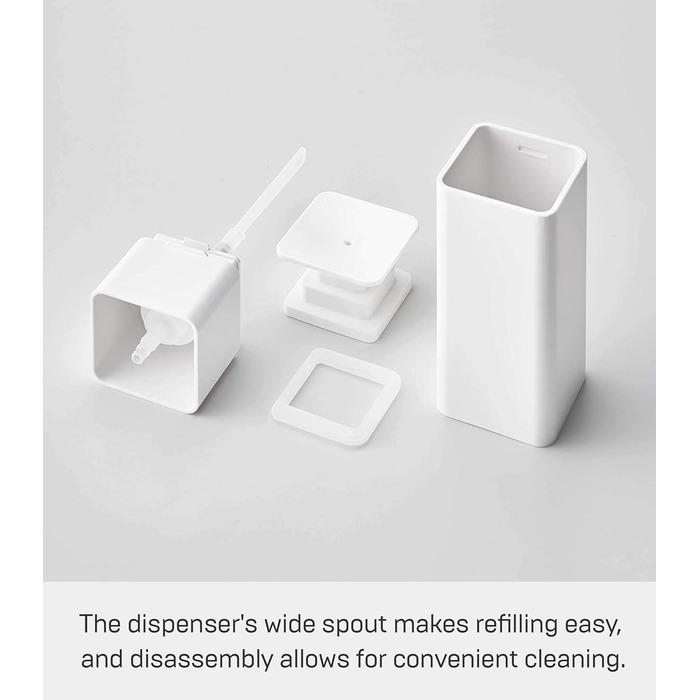 Дозатор для мила YAMAZAKI Tower 5213, білий, 250 мл