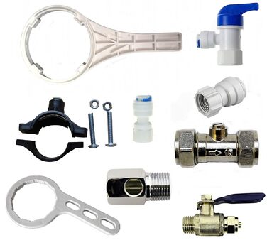 Система зворотного осмосу Finerfilters для питної води під раковиною (50GPD) для дому, видаляє до 99 забруднень для отримання найкращої питної води (5-ступенева)