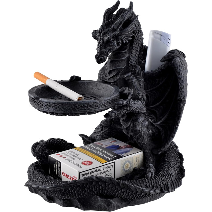 Набір для куріння Dragon, запальничка, тримач для сигарет і попільничка