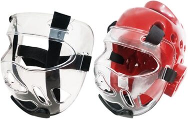 Шолом для тхеквондо, дихаючий, амортизуючий, багатоцільовий, захист голови, спаринг-шолом для спортивного боксу, синій, розмір M