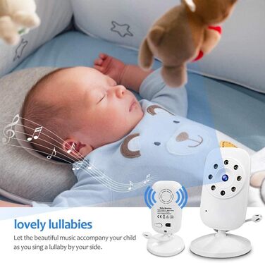 Дитячий телефон Дитяча камера 2,4 ГГц з РК-камерою нічного бачення Цифрове відео високої чіткості та функція двонаправленого внутр