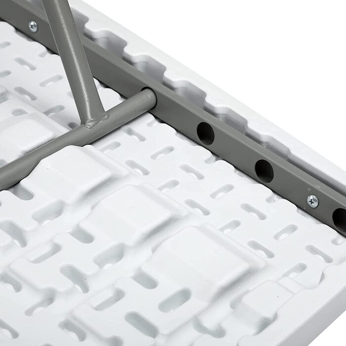 Складаний стіл Невеликий кемпінговий стіл Складаний стіл 2,5 фута/76x50 см Портативний садовий стіл Балконний стіл Складаний стіл Обідній стіл для кухні Барбекю Кейтеринг Вечірка, Білий стіл 76 см * 50 см