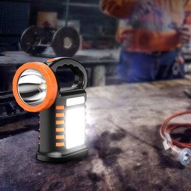 Водонепроникний аварійний ліхтарик, що працює на сонячній енергії, акумуляторний світлодіодний ліхтарик для кемпінгу, активного відпочинку, надзвичайних ситуацій, міцний, водонепроникний світлодіодний ліхтарик зеленого кольору