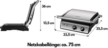 Контактний гриль знімні пластини 30-хвилинний таймер тостер для паніні тостер для бутербродів електричний настільний гриль контакт