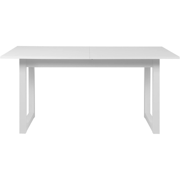 Білий обідній стіл Кухонний стіл Функціональний стіл Розсувний приблизно до 200 см, 003207 Denver 50