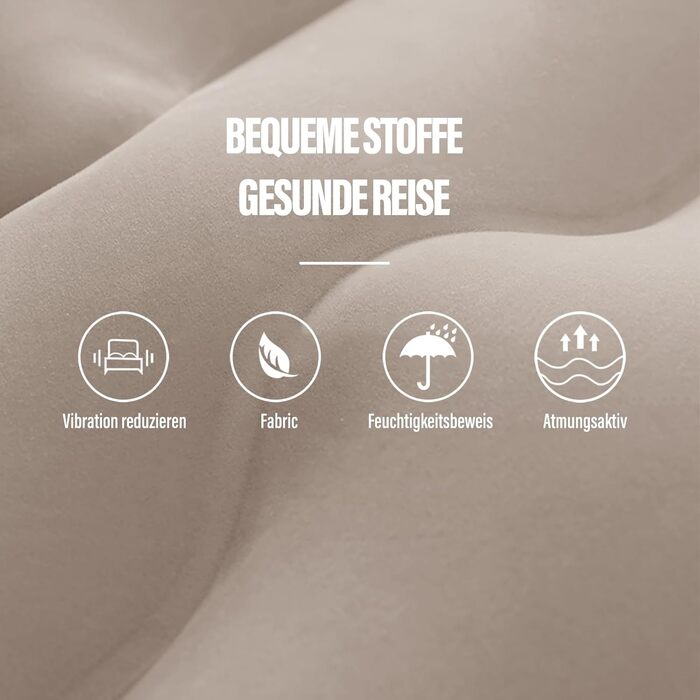 Надувний матрац Ergocar для автомобіля Happy Cat з насосом, подушка для кемпінгу та автокрісла для подорожей, кемпінгу, двору та пляжу (синій)