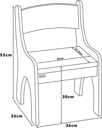 Оригінальний дитячий стілець Levin від BioKinder Дерев&39яний стілець, дитячий стілець виготовлений зі 100 органічного масиву деревини, натурально оброблений олією та лаком, вільха та океанічний блакитний. Вільха натуральна океанічний блакитний лак.