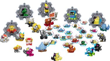 Набір Chaos Pack понад 100 унікальних Hyper Swarms, 22 мікро-бестиї, 22 колекційні стікери та 5 ковпачків для створення власної лабораторії MrBeast
