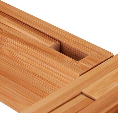 Бамбукова підставка для квітів Relaxdays, індивідуально регульована, для квіткових горщиків до 32 см, підставка для рослин, висота 35,5 см, натуральна, , світло-коричнева