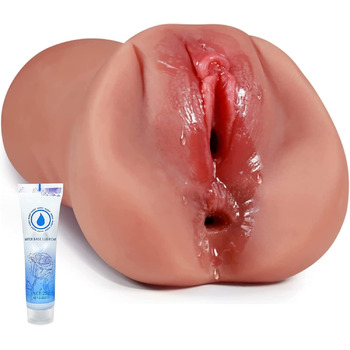 Мастурбатор Banysin 2 в 1 для чоловіків, реалістична 3D вагіна та анус