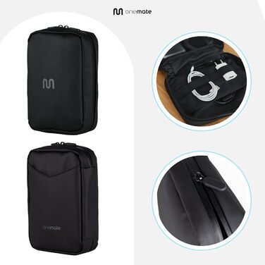 Водонепроникна сумка для кабелів onemate для батарейок, кабелів, блоків живлення і т.д. - Організатор для електронних предметів з