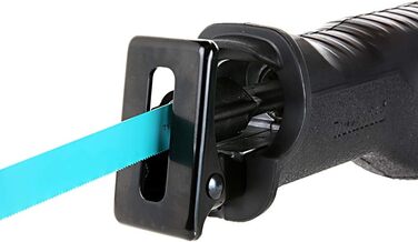 Акумуляторна пила Recipro solo - тільки інструмент без аксесуарів, без акумулятора, без зарядного пристрою, синій, сріблястий, 1,