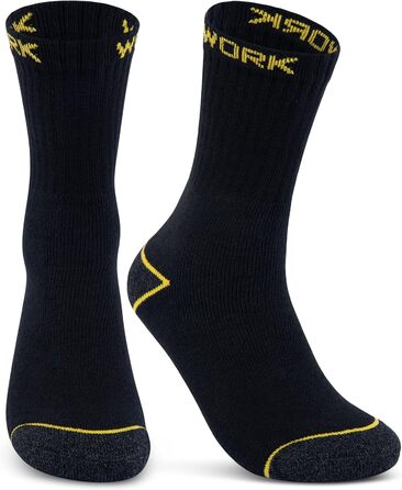 Чоловічі робочі шкарпетки (10 або 20 пар) РОБОЧІ шкарпетки бавовняні розмір 43-46 10 пар Чорні