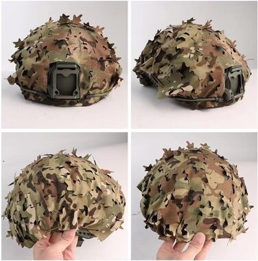Тактичний чохол для шолома камуфляжного типу, військове спорядження, швидкий чохол для шолома для пейнтболу, полювання, стрільби, розмір M/L, один розмір CP