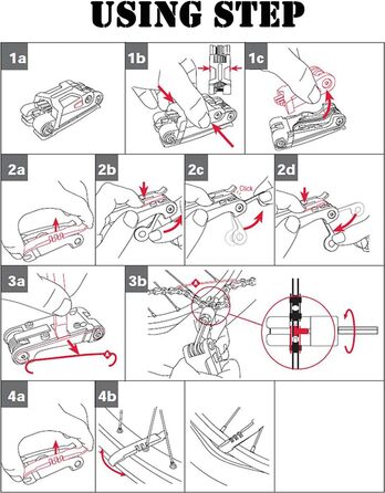 Набір для ремонту велосипедів Twilight Garage, 19-в-1
