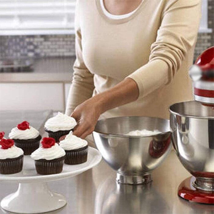 Молотки Flex Edge для KitchenAid, аксесуари KitchenAid, насадки для кухонних гаджетів для блендерів, миски для змішування для мисок на 11,4-5 літрів, молотки з силіконовими краями