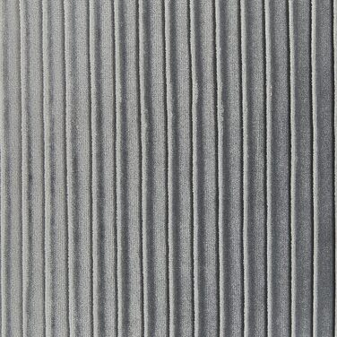 Пуф Beliani з місцем для зберігання, круглий, оксамитова тканина, світло-сірий, комплект з 2 шт., пуфики Glamour Camdenton