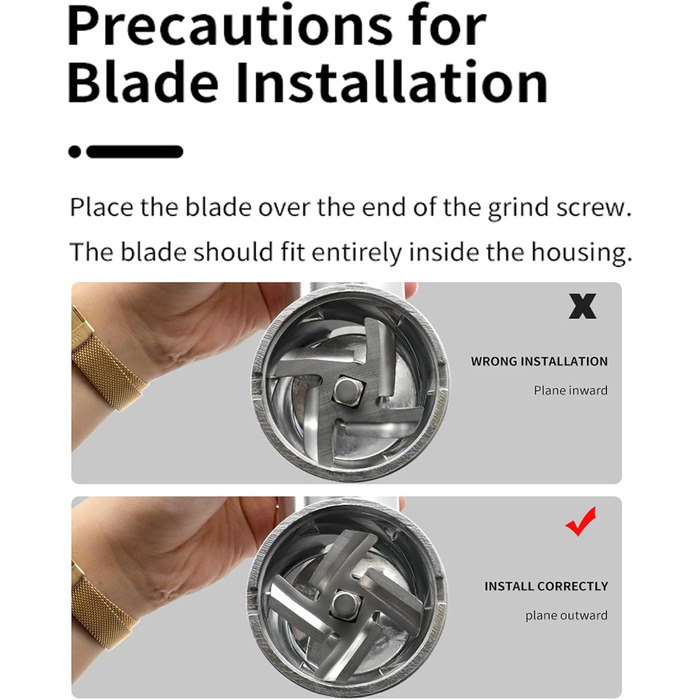 М'ясорубка електрична 2800 Вт - багатофункціональна машина для фаршу та фарширування ковбас, м'ясна машина з нержавіючої сталі з 3