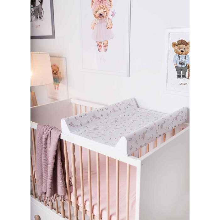 Пеленальний килимок Пеленальний килимок - 2-клиновий пеленальний килимок для дитячого ліжечка 70x50 см - Килимок для пеленального