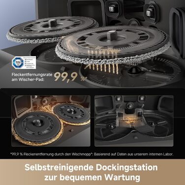 Робот-пилосос з функцією вологого прибирання Dreame L40s Pro Ultra, 19 000 Па
