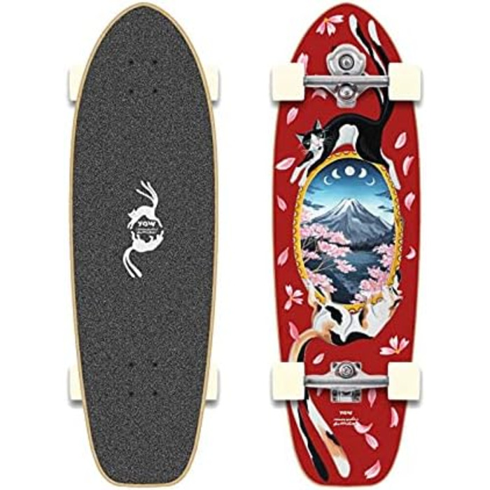 Скейтборд Surfskate YOW Скейтборд для серфінгу Скейтборд Mercedes Bellido 34 дюйма Limit Edition