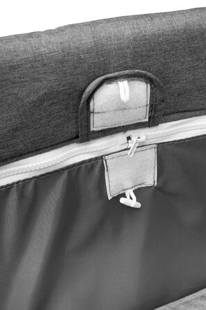 Дорожнє ліжечко Basic Plus графітове, сіре, 3936