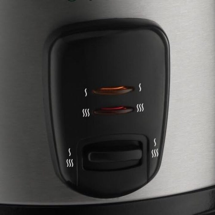 Рисоварка Russell Hobbs 1,8 л в комплекті з пароваркою (функція підтримки тепла, каструля з антипригарним покриттям, ложка для рис