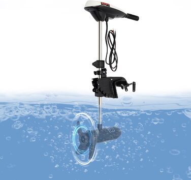 Підвісний мотор Електромоторний човновий мотор Підвісний мотор 660 Вт, 12V 65LBS