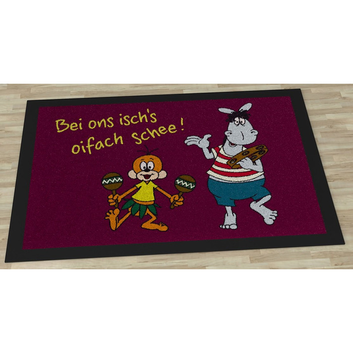 Килимок ffle і Pferdle &39Bei ons ischs oifach schee&39