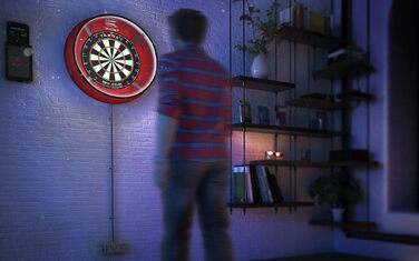 Система освітлення мішені Target Darts Corona Vision (чорна рамка, LED-кільце)