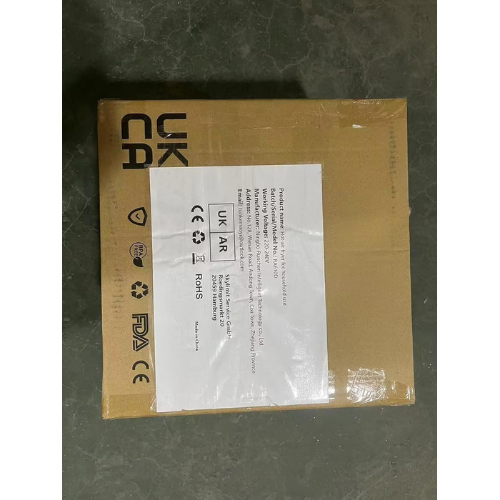 Аерофритюрниця PRIJESSE XXL 8 літрів Аерофритюрниця Цифрова фритюрниця 10-в-1 Розумна фритюрниця Духова шафа без масла з цифровим світлодіодним сенсорним екраном Можна мити в посудомийній машині 1500 Вт Чорний