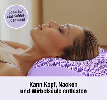 Подушка Relax Vital Dream зі зняттям тиску Подушка для шиї - Подушка для голови - Подушка проти хропіння - Подушка для здоров&39я - Найкраща подушка для тих, хто спить на боці - Ортопедична подушка