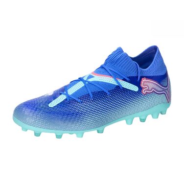Футбольні бутси PUMA Unisex Future 7 Pro Mg 40 EU Bluemazing Puma White Electric Peppermint