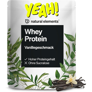 Протеїновий порошок Natural Elements Whey, Ваніль, 1 кг